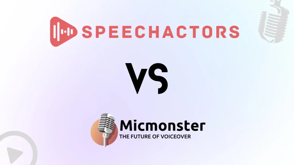 Speechactors VS Micmonster