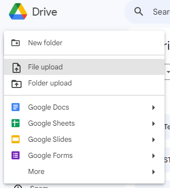 Upload Audio To Google Drive: 