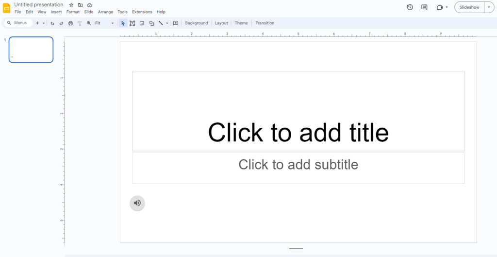 Open Your Google Slides Presentation:
