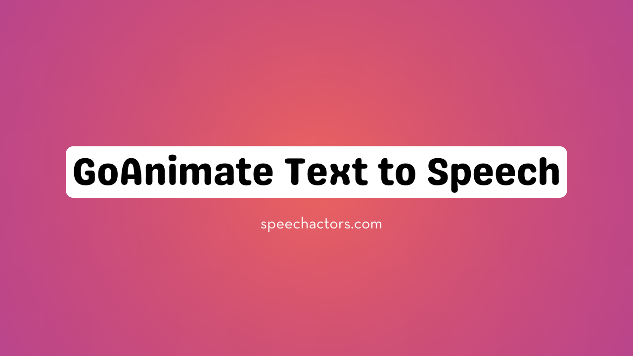 goanimate text to speech david