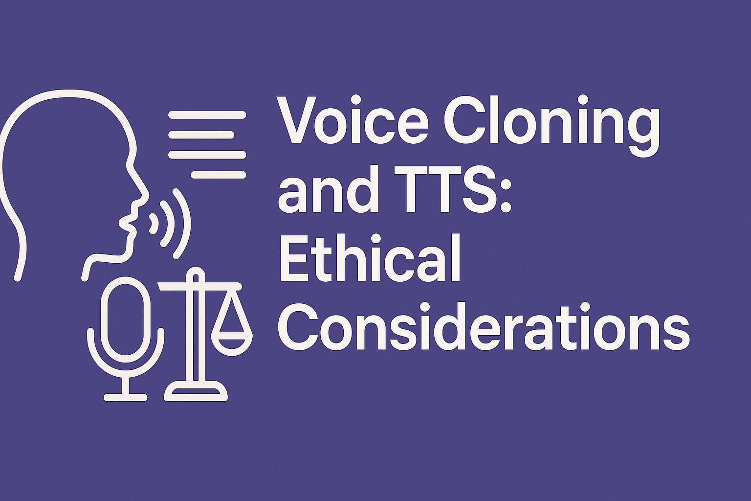 Voice Cloning and TTS: Ethical Considerations