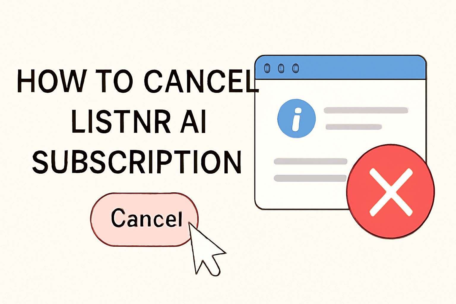 How to Cancel Listnr AI Subscription