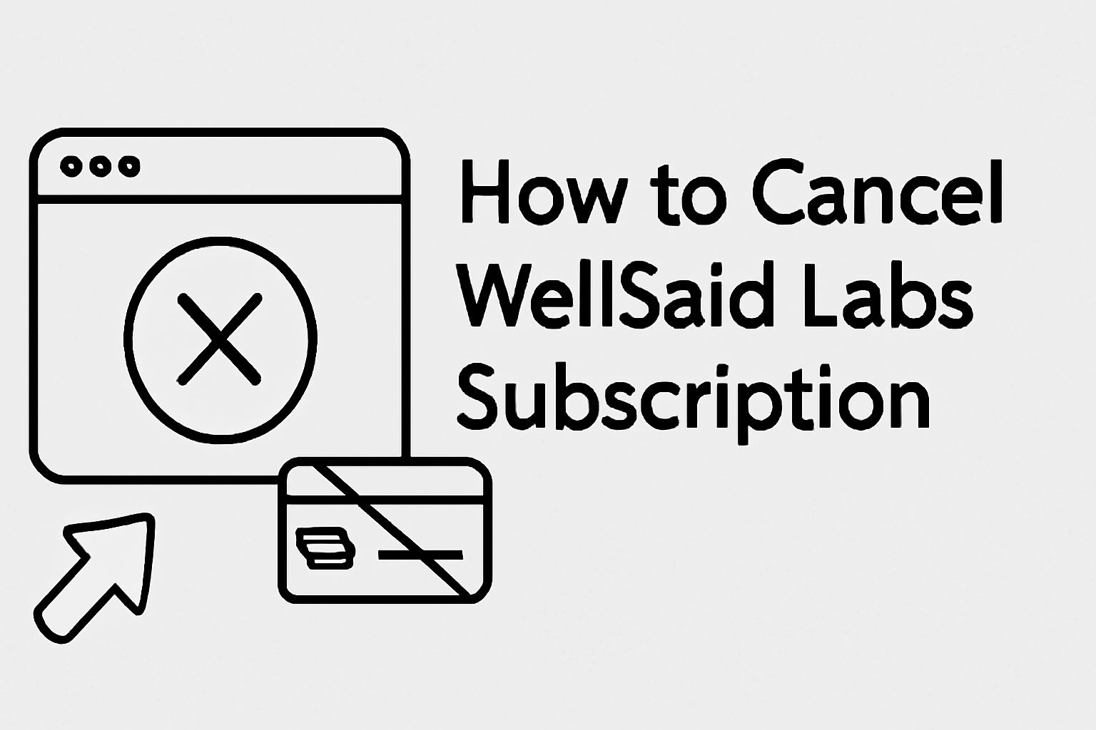 How to Cancel WellSaid Labs Subscription