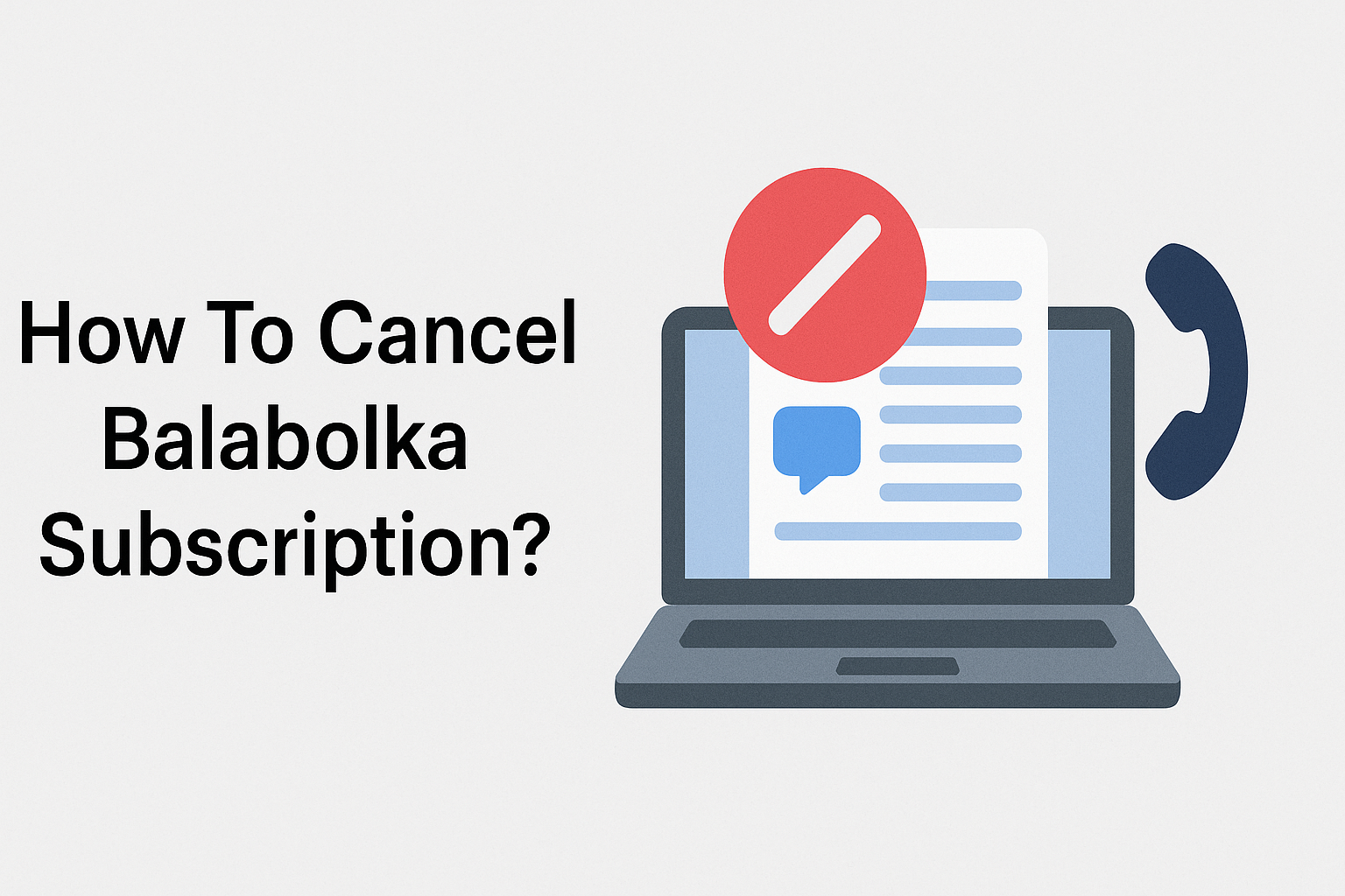 How To Cancel Balabolka Subscription?