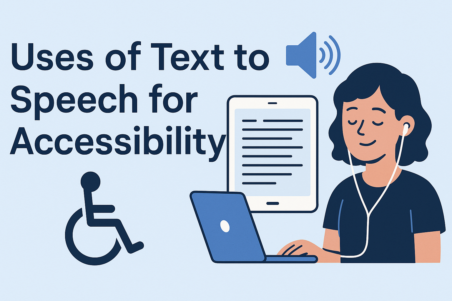 Uses of Text to Speech for Accessibility