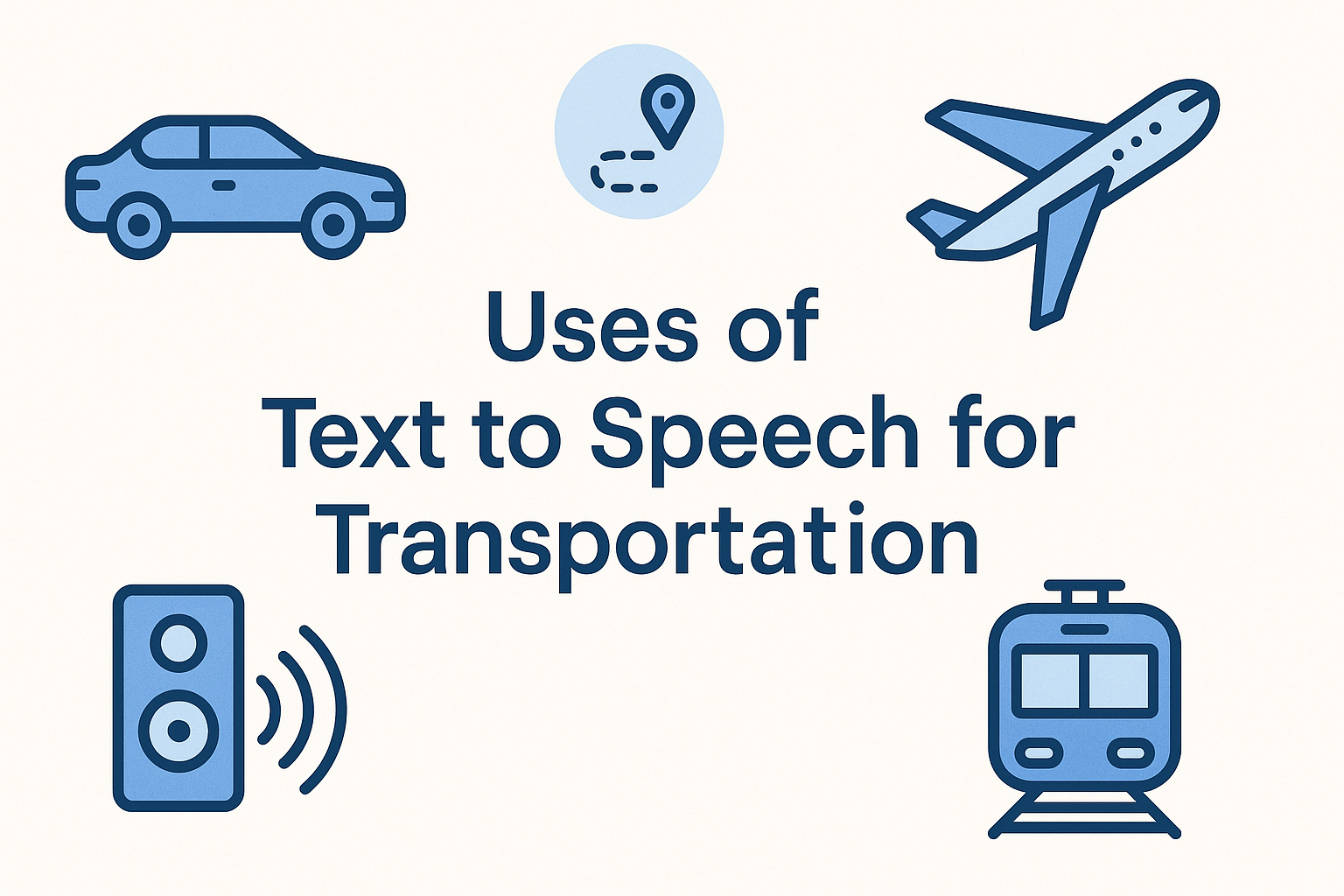 Uses of Text to Speech for Transportation