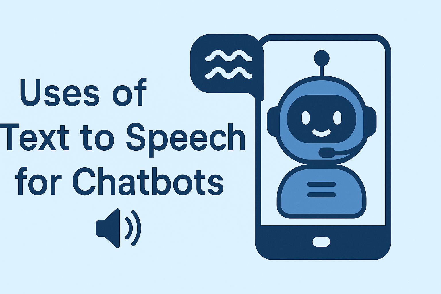 Uses of text to speech for chatbots