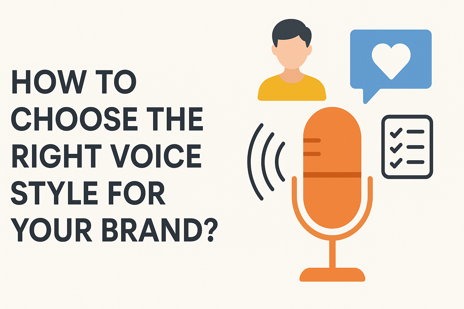How to Choose the Right Voice Style for Your Brand?