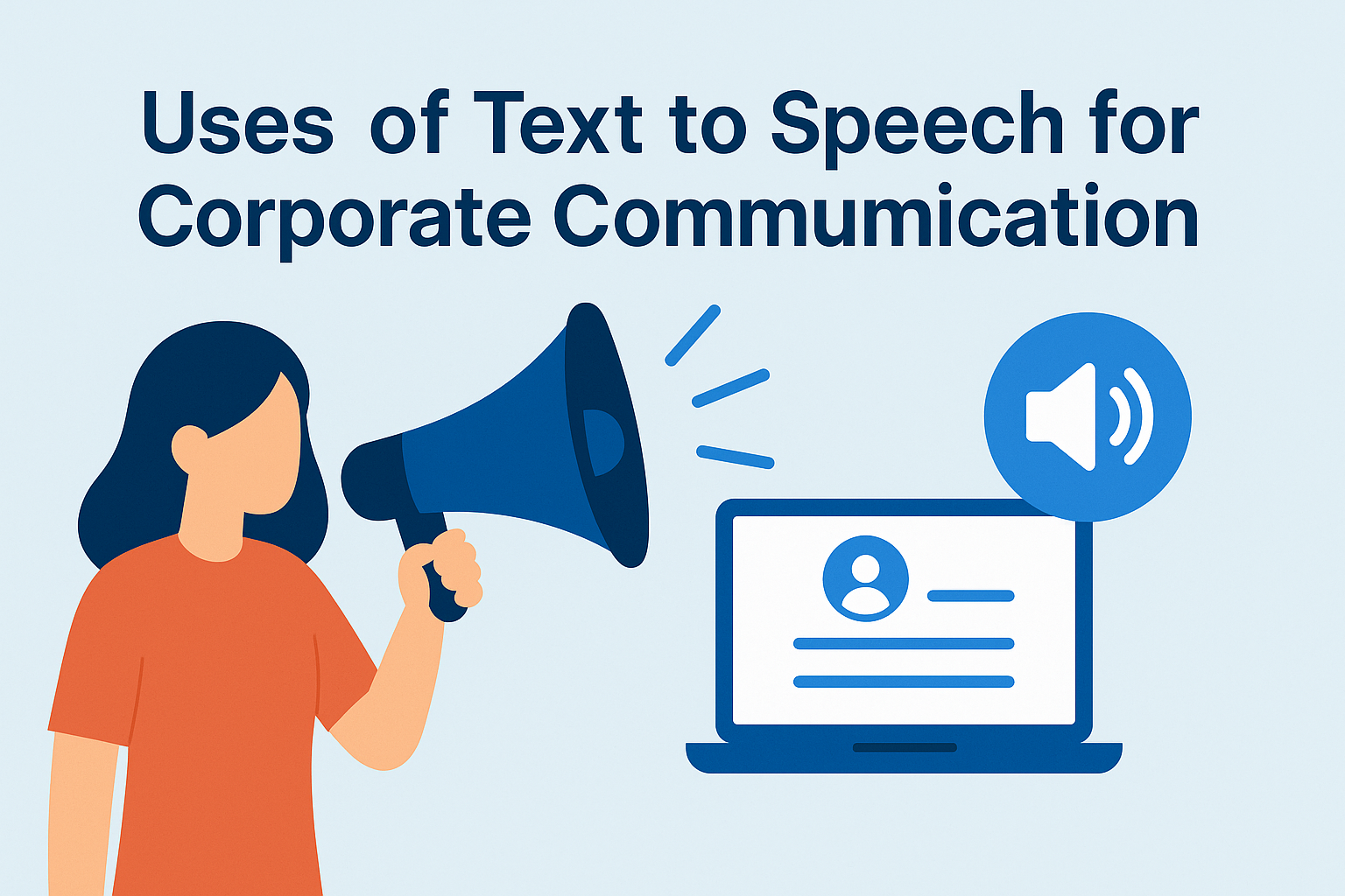 Uses of Text to Speech for Corporate Communication