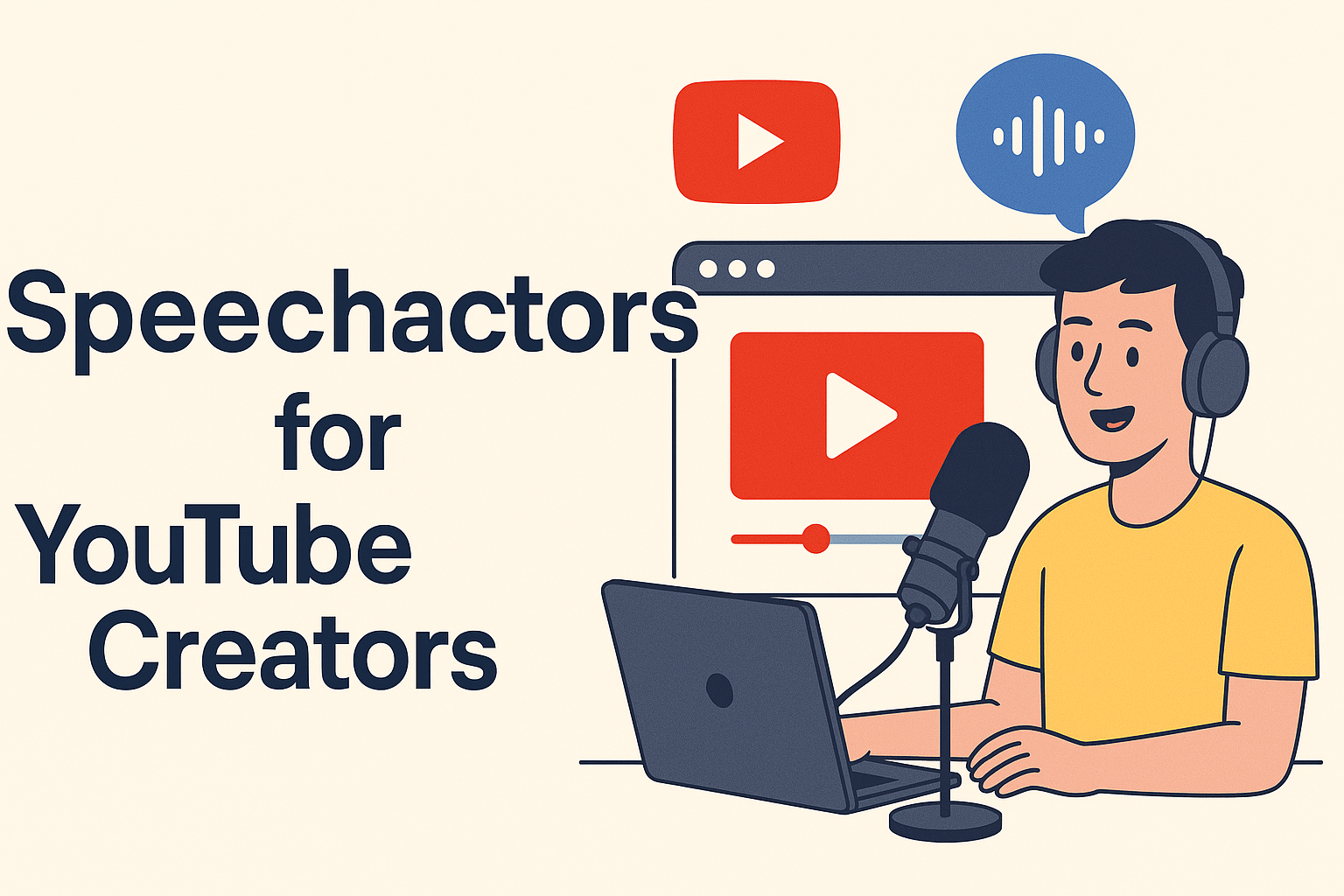 Speechactors for YouTube Creators