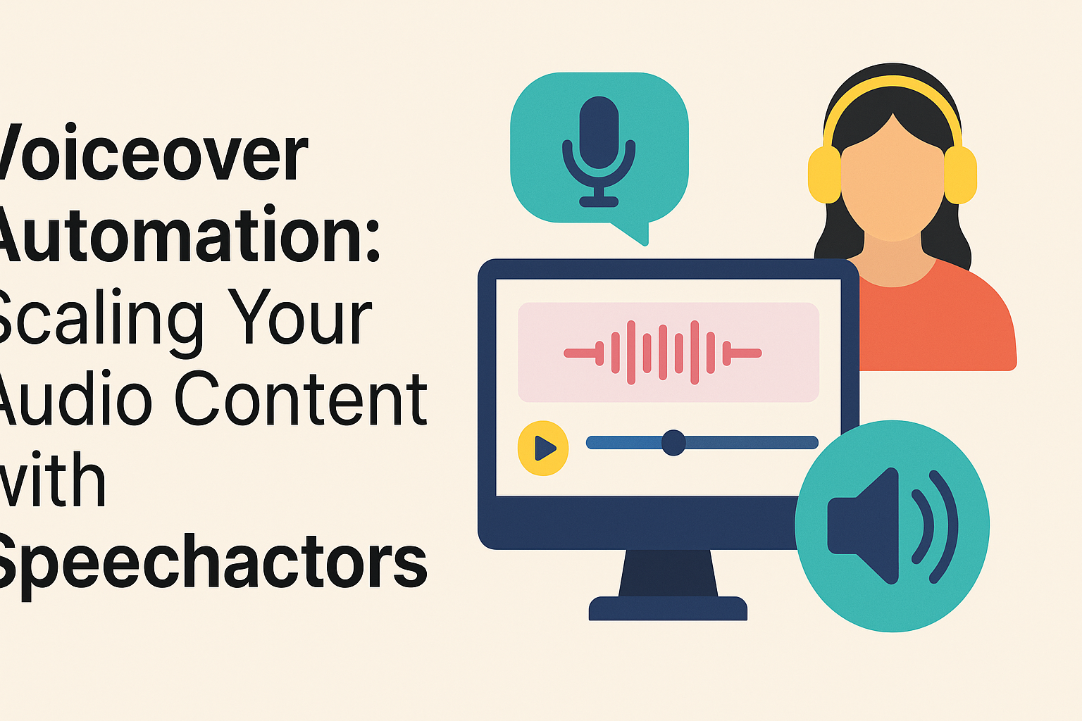Voiceover Automation Scaling Your Audio Content with Speechactors