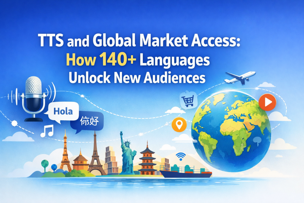 TTS and Global Market Access: How 140+ Languages Unlock New Audiences
